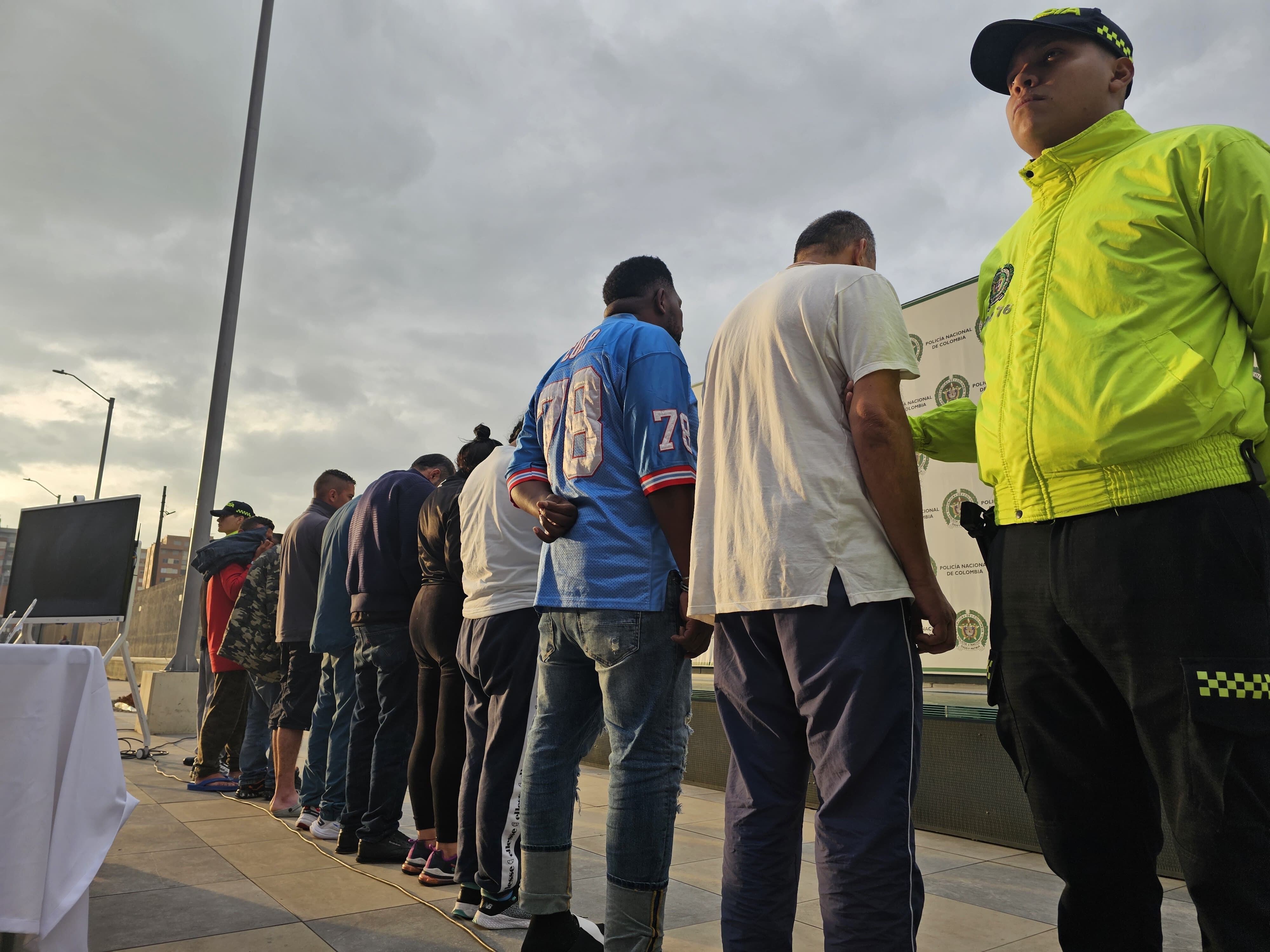 Las autoridades lograron la desarticulación de Los Santas, en Bogotá.