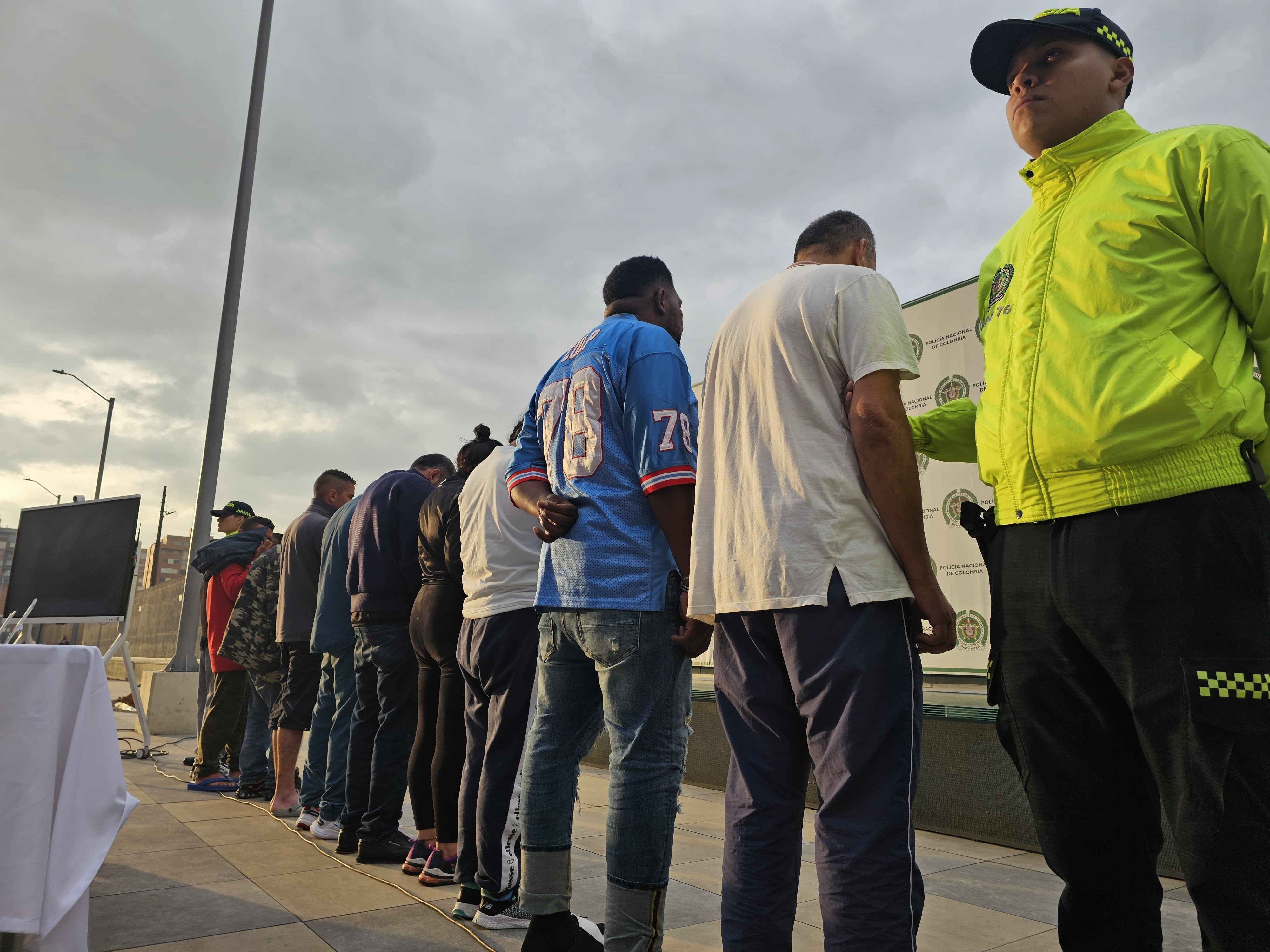 Las autoridades lograron la desarticulación de Los Santas, en Bogotá.