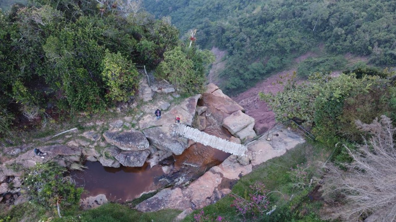 Salto Blanco en Betulia, Santander