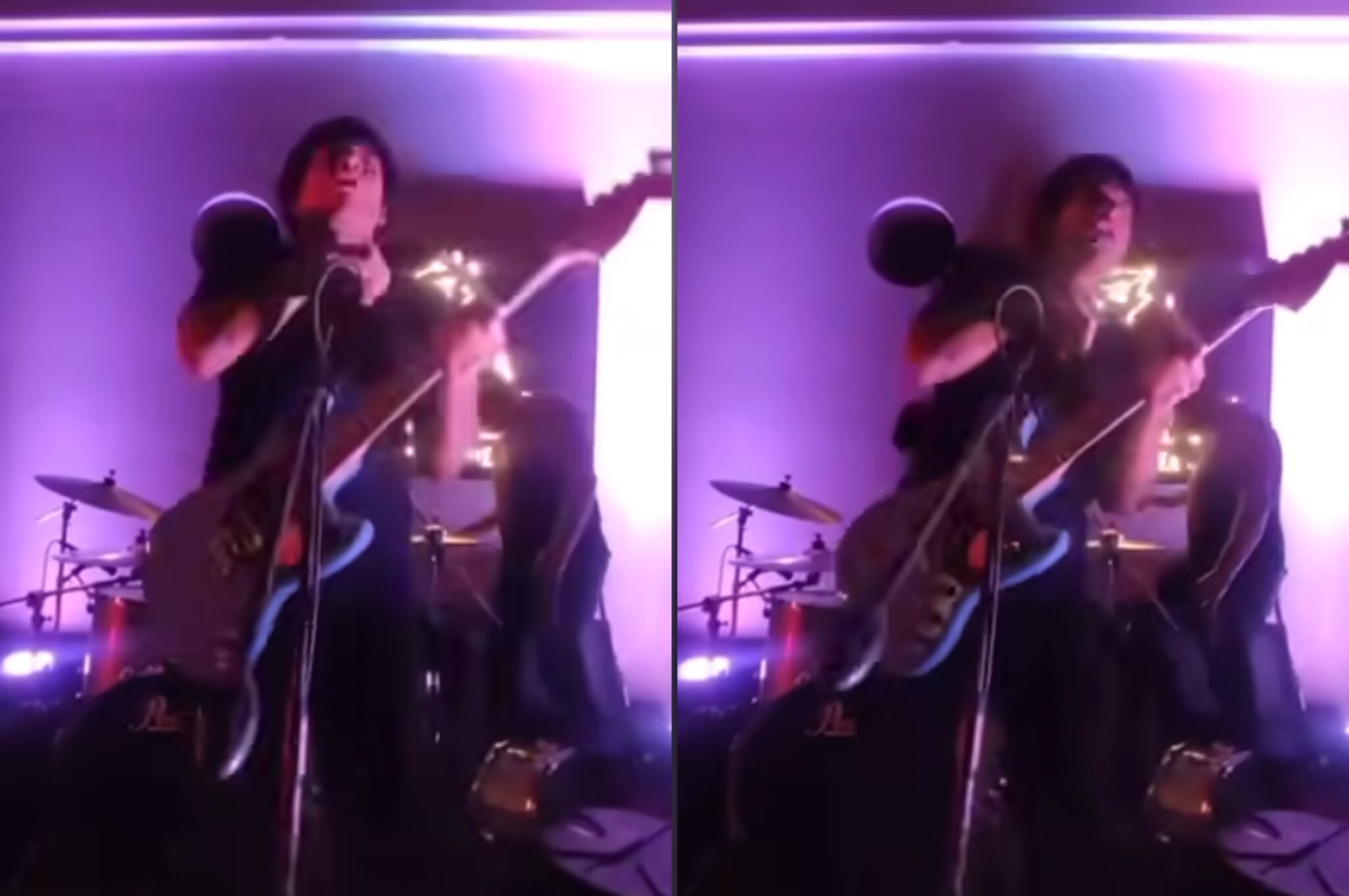 Cantante se electrocutó durante presentación musical y fue trasladado al hospital.