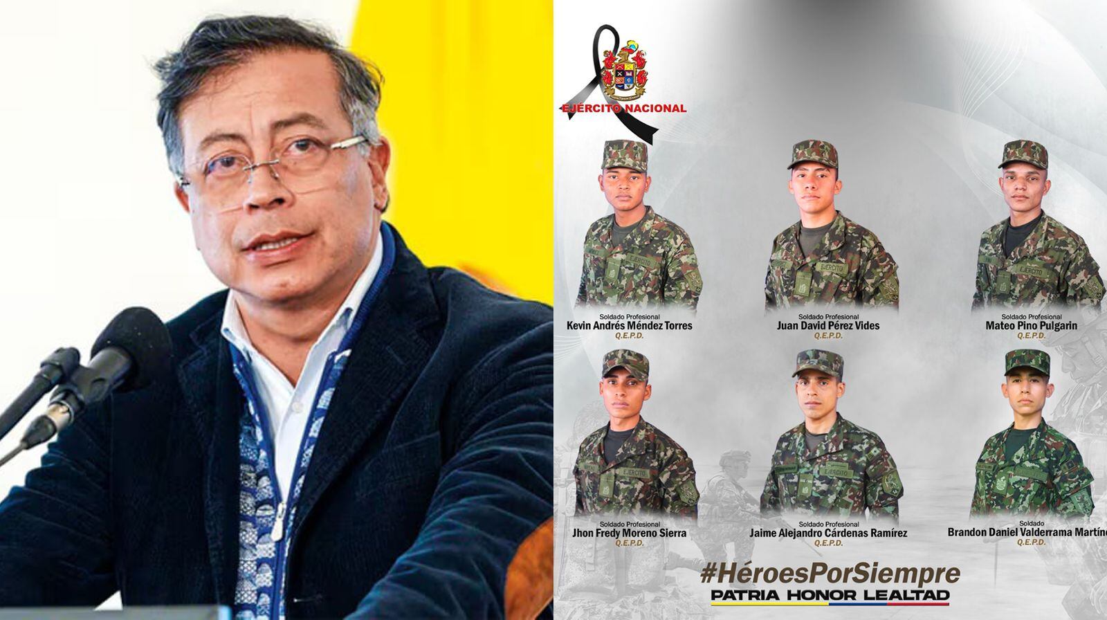 El presidente Gustavo Petro se pronuncia sobre ataque con explosivos en base militar de Aguachica.