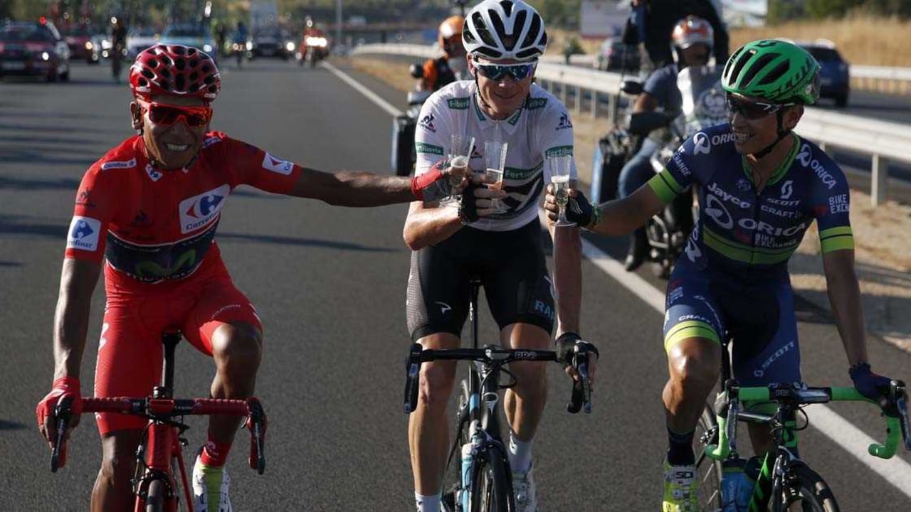 Nairo, Froome, y Chaves, los mejores de la Vuelta 2016