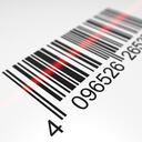 Bar code scanning. Digitally generated image.
