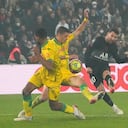 El gol fue 'marca de la casa' con la pierna izqueirda, para abrir su cuenta oficialmente en la Ligue 1