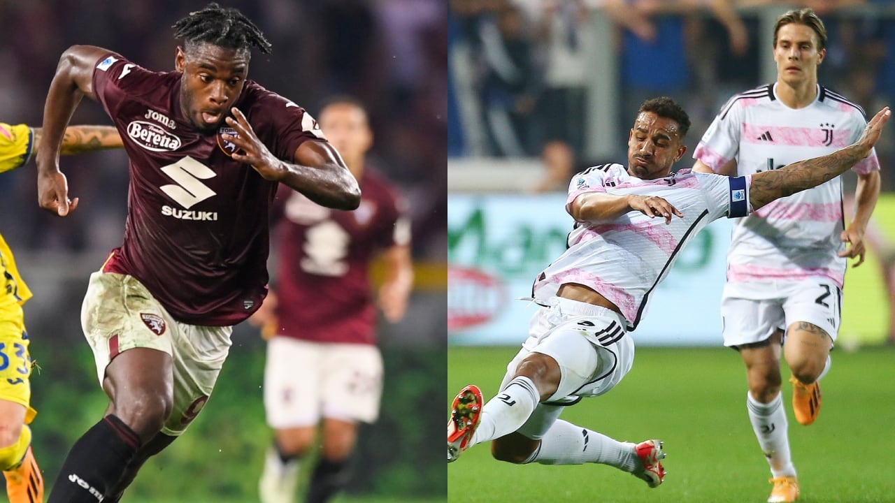 Torino y Juventus se enfrentan por la Serie A