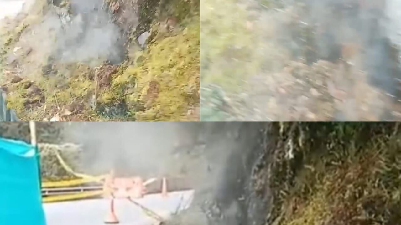 La situación se registra en Cerro Bravo entre Manizales y Fresno (Tolima)