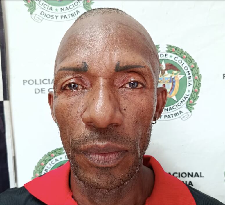 El capturado, Jhon Jairo Herrera Pacheco.