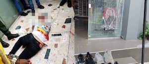 Sitio de la balacera en el norte de Barranquilla.