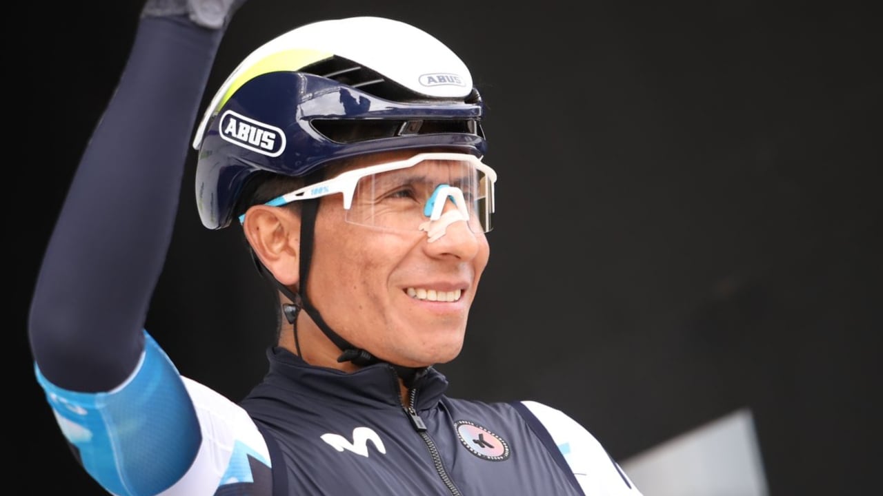 Nairo Quintana, ciclista colombiano del Movistar Team
