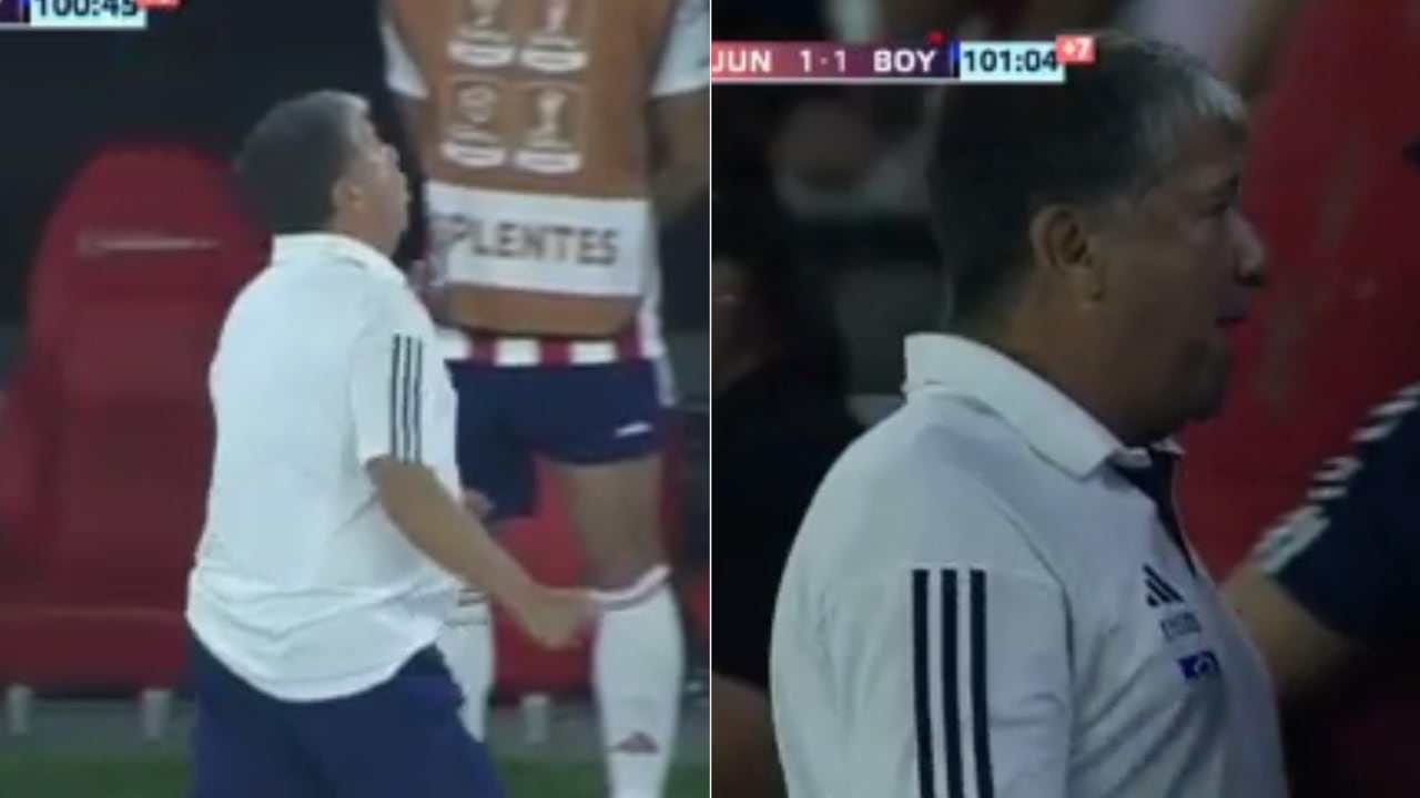 Bolillo Gómez y su furia tras el penal errado por Sandoval.