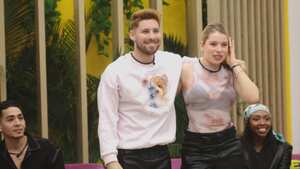 Miguel Melfi y Ornella en La casa de los famosos Colombia