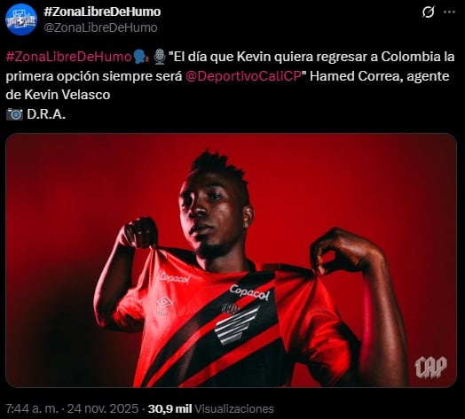 Pantallazo X: @ZonaLibreDeHumo