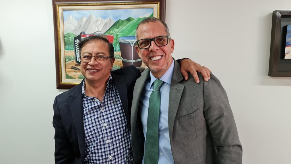 Gustavo Petro y Alfredo Saade