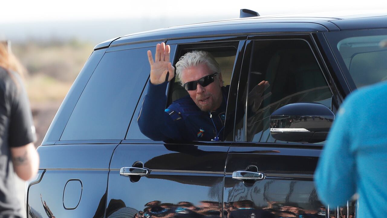 Las primeras palabras de Richard Branson tras llegar al espacio con la Virgin Galactic
