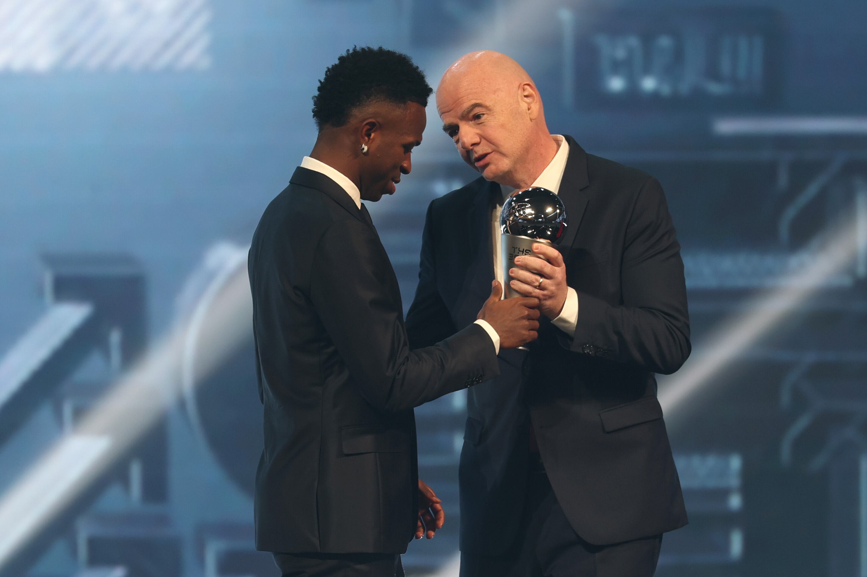 Vinicius Jr fue el ganador del año pasado en los Premios The Best