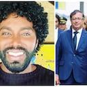 Nerú Martínez y Gustavo Petro con su esposa Verónica Alcócer