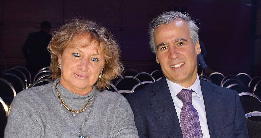 Mónica de Greiff y Orlando Cabrales.