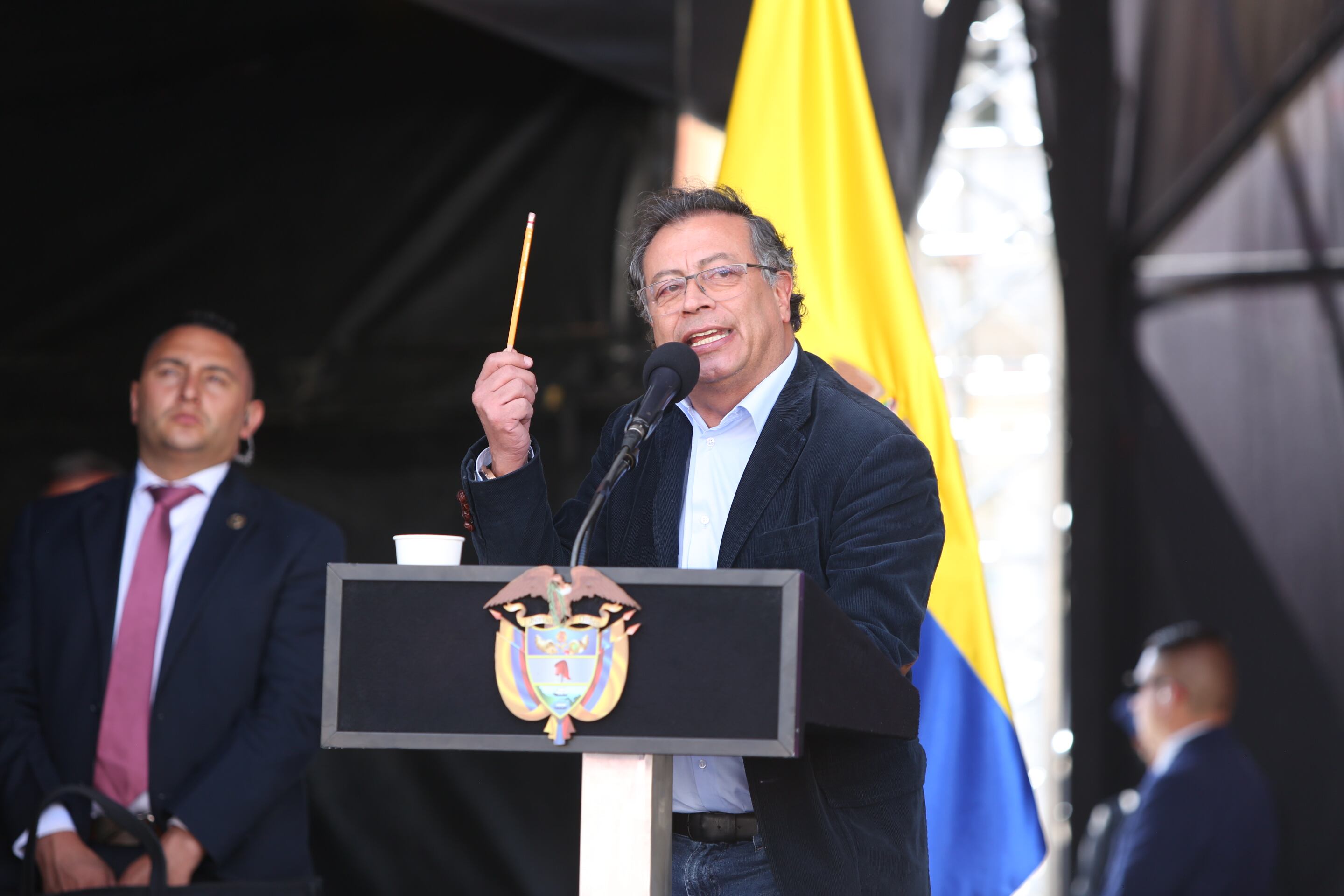 Plaza de Bolívar marchas convocadas por el Presidente Gustavo Petro para respaldar las reformas 19 septiembre 2024