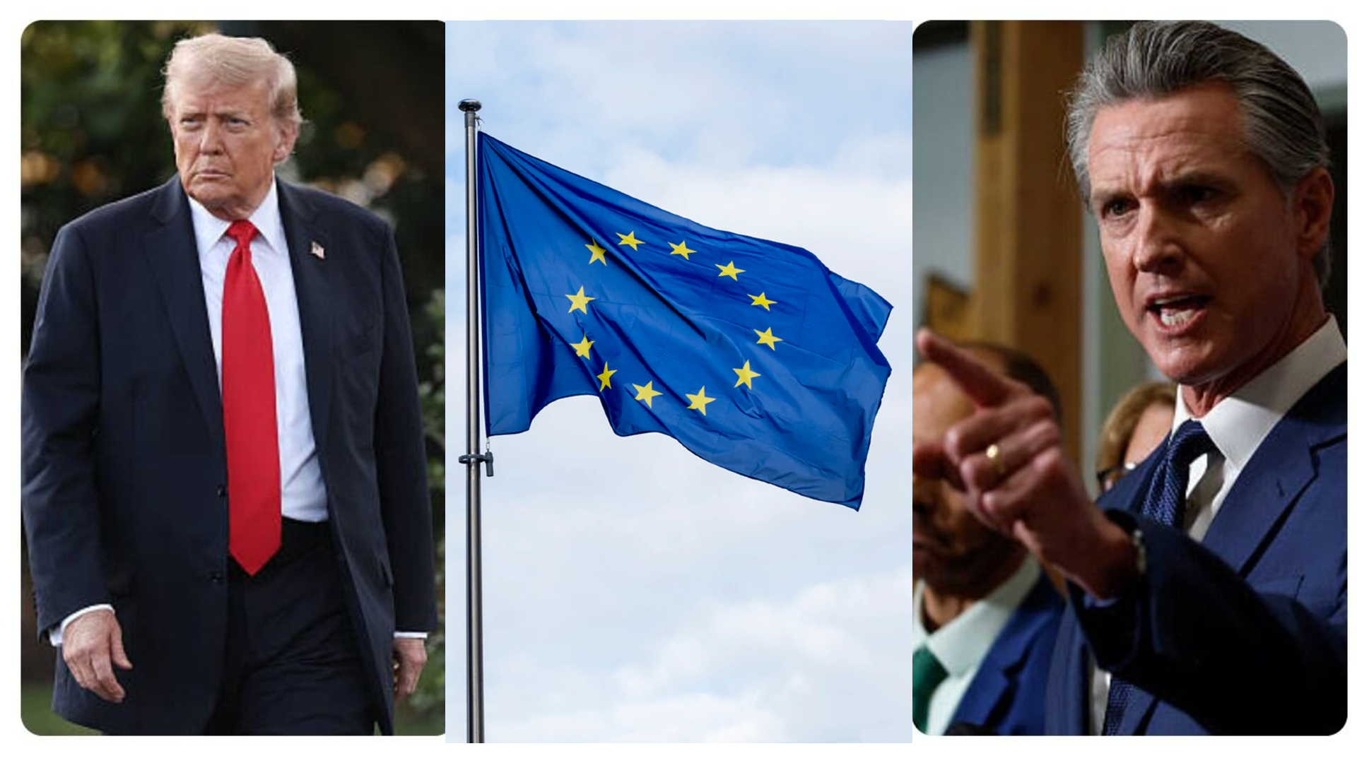 Gobernador Gavin Newsom arremete contra la UE en la escalada de tensiones con Trump por Groenlandia.