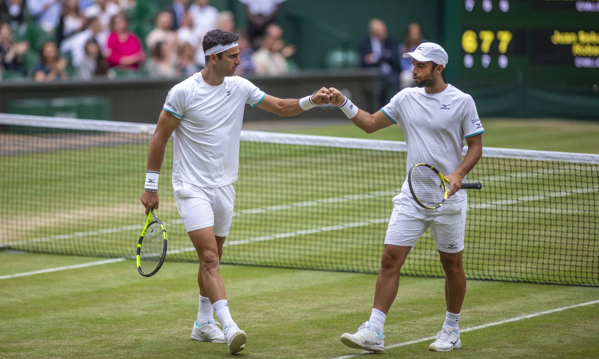 Robert Farah y Juan Sebastián Cabal - Wimbledon. Foto: Tim Clayton/Corbis vía Getty Images