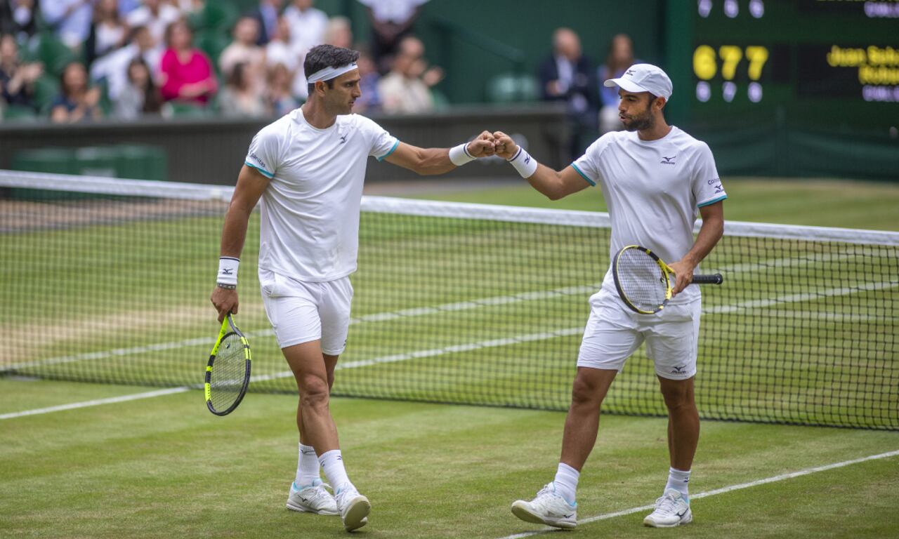Robert Farah y Juan Sebastián Cabal - Wimbledon. Foto: Tim Clayton/Corbis vía Getty Images