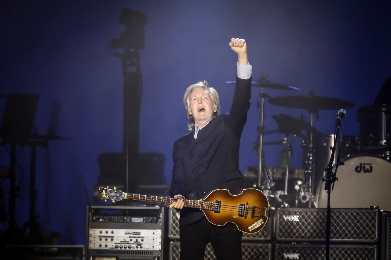Paul McCartney en el Estadio El Campín de Bogotá, el 1 de noviembre de 2024. Fotos: Esteban Vega La-Rotta.
