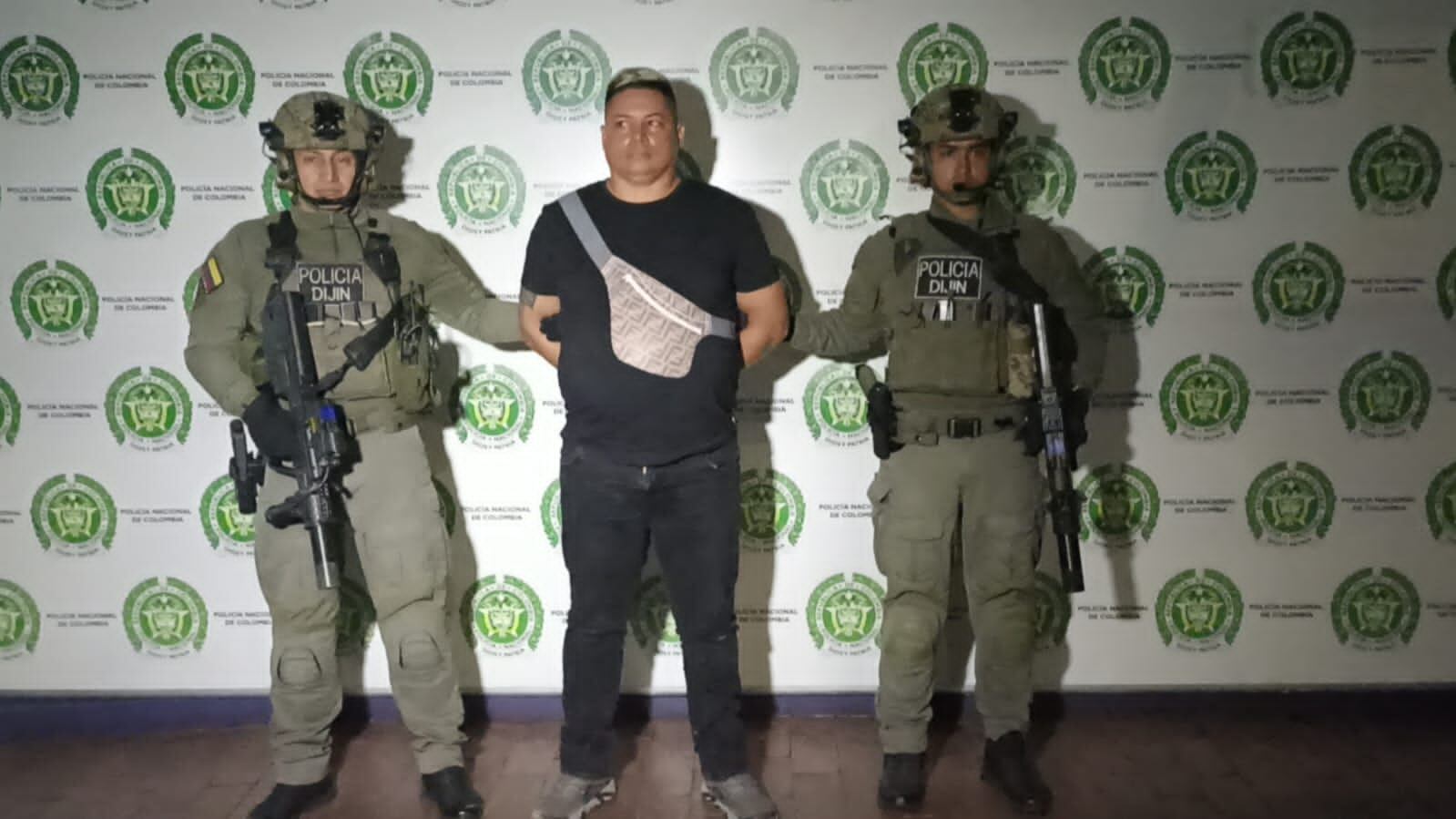 Momentos de la captura de alias Bayron, jefe financiero del Clan del Golfo, según la Policía.