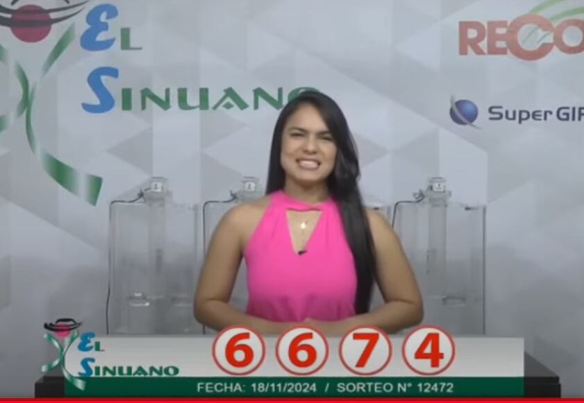 Sorteo Sinuano 18 de noviembre