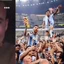 Mario Götze, futbolista alemán, apoyó a Argentina en la final de Qatar 2022.