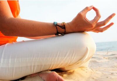 La luna azul es símbolo de meditación.