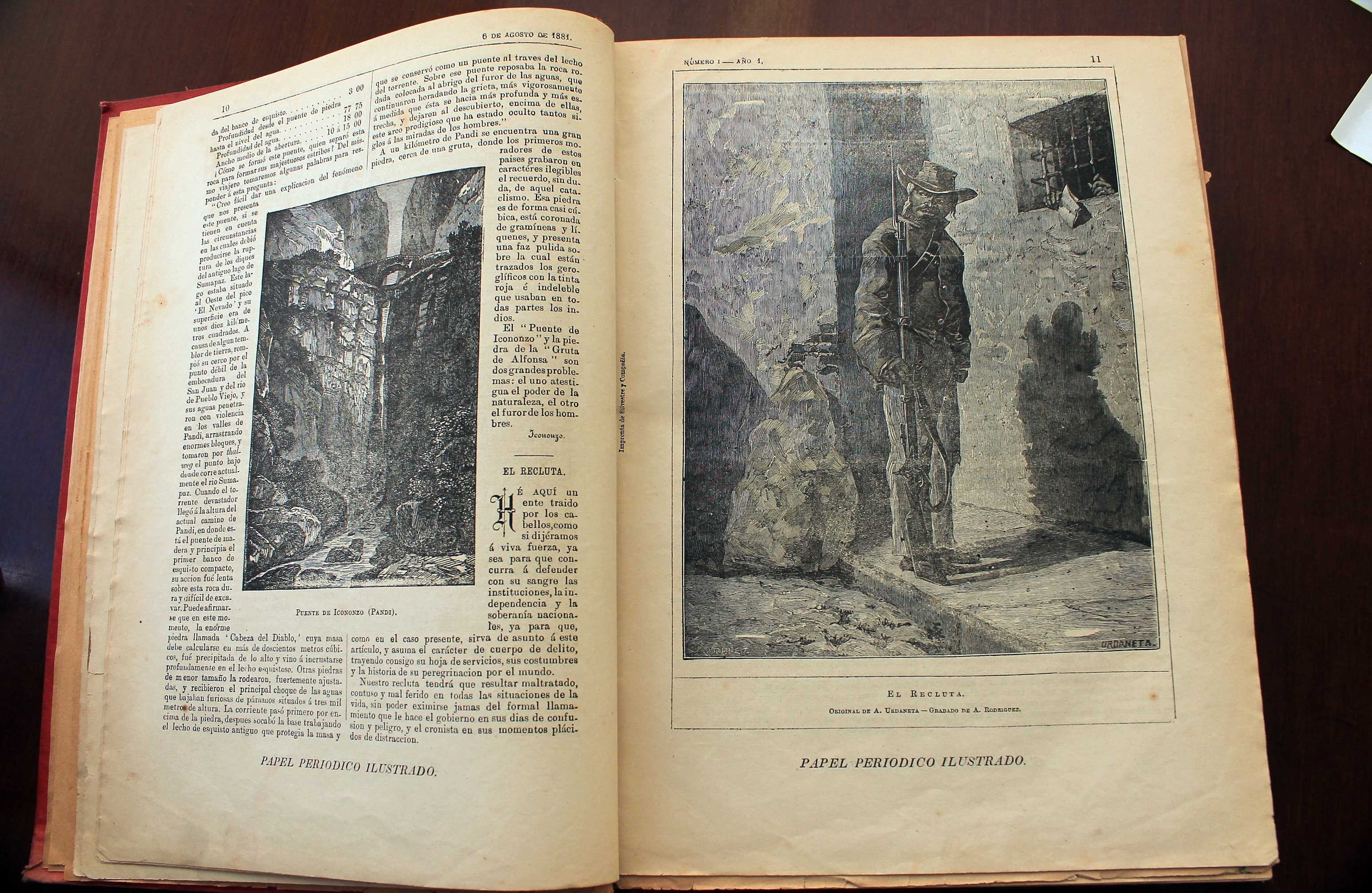 Papel periódico ilustrado (1881 - 1885). Foto: Álvaro Tavera.