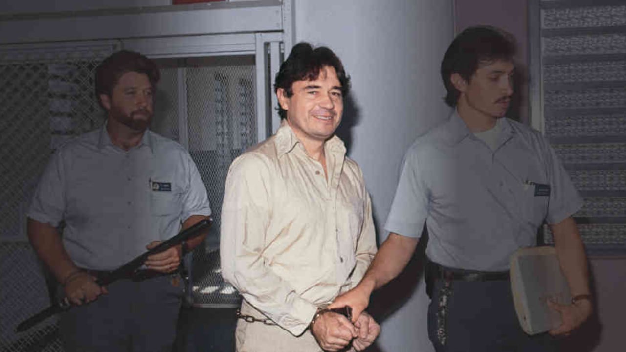 Lehder, ya encarcelado en Estados Unidos.