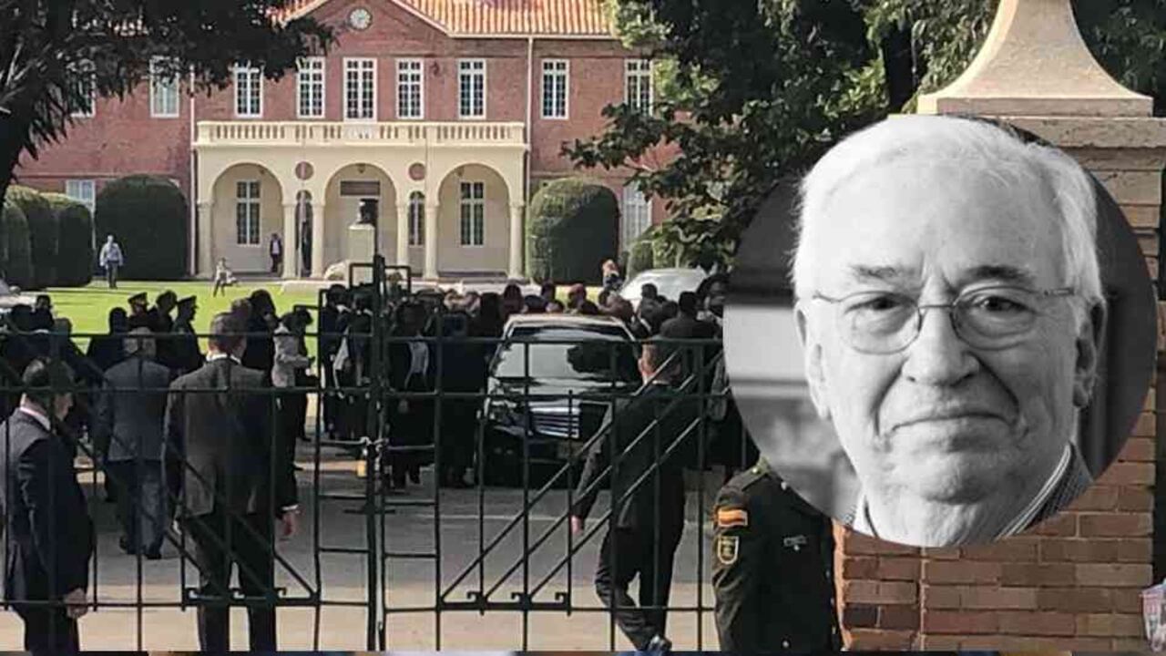 Las exequias del expresidente se llevaron a cabo en el Gimnasio Moderno de Bogotá