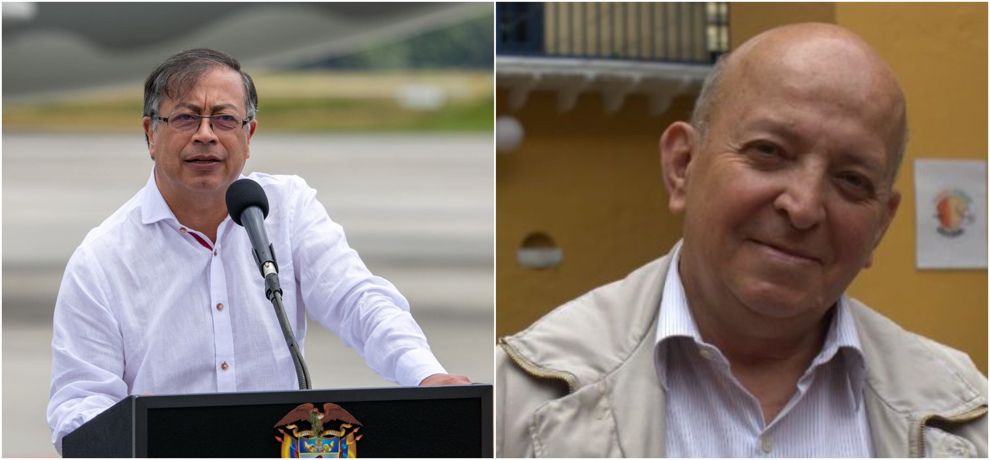 Presidente Gustavo Petro y Otty Patiño