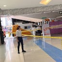 Atención de emergencia en el centro comercial Mayorca de Sabaneta.