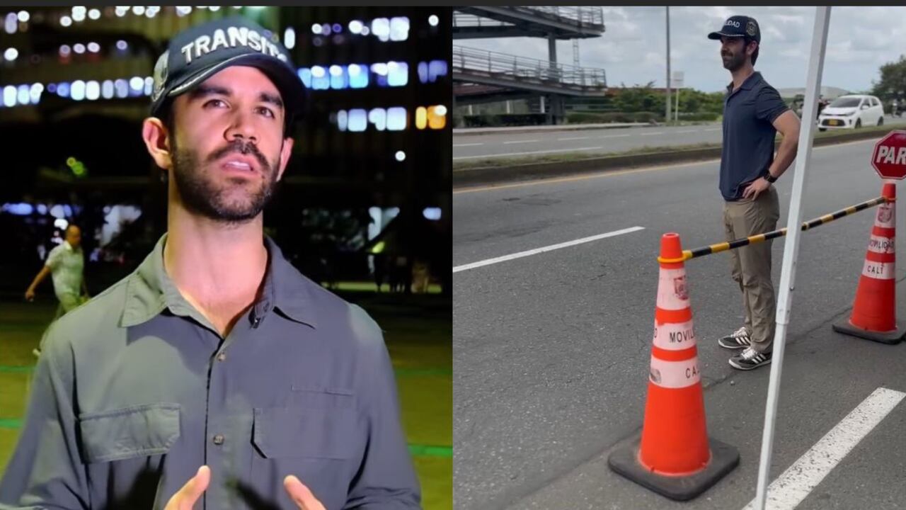 Gustavo Orozco, secretario de Movilidad de Cali, atropellado por un motociclista.