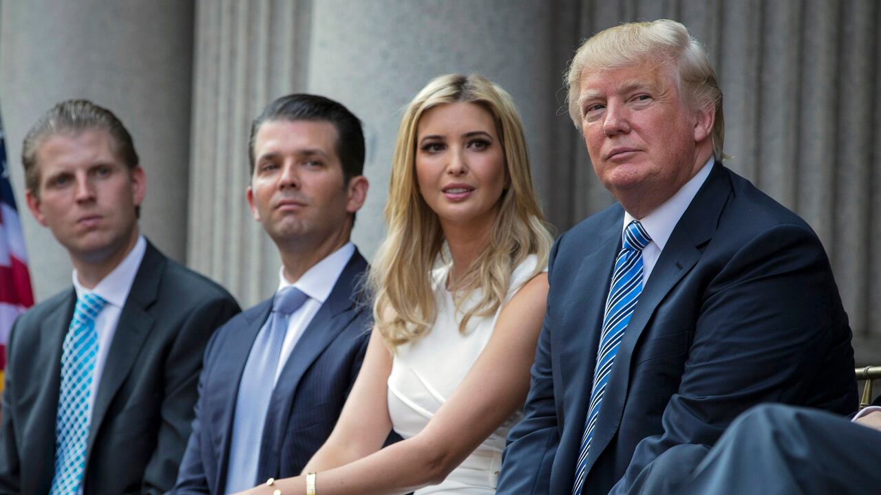 Donald Trump, Eric Trump, Donald Trump Jr., Ivanka Trump