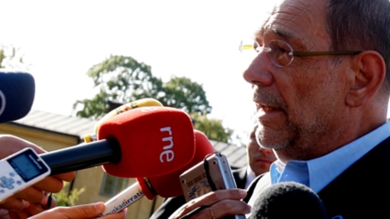 Javier Solana, representante de relaciones exteriores de la Unión Europea