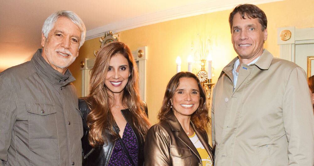 Enrique Peñalosa, Dennis Ruiz, María Consuelo Araújo y Ricardo Mazalán.