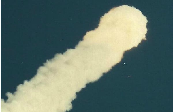 Fotografías inéditas del trasbordador Challenger 