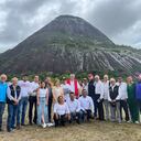 Presidente Gustavo Petro y su gabinete en la sanción del Plan Nacional de Desarrollo