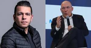 De izquierda a derecha: los senadores Jota Pe Hernández y Roy Barreras.