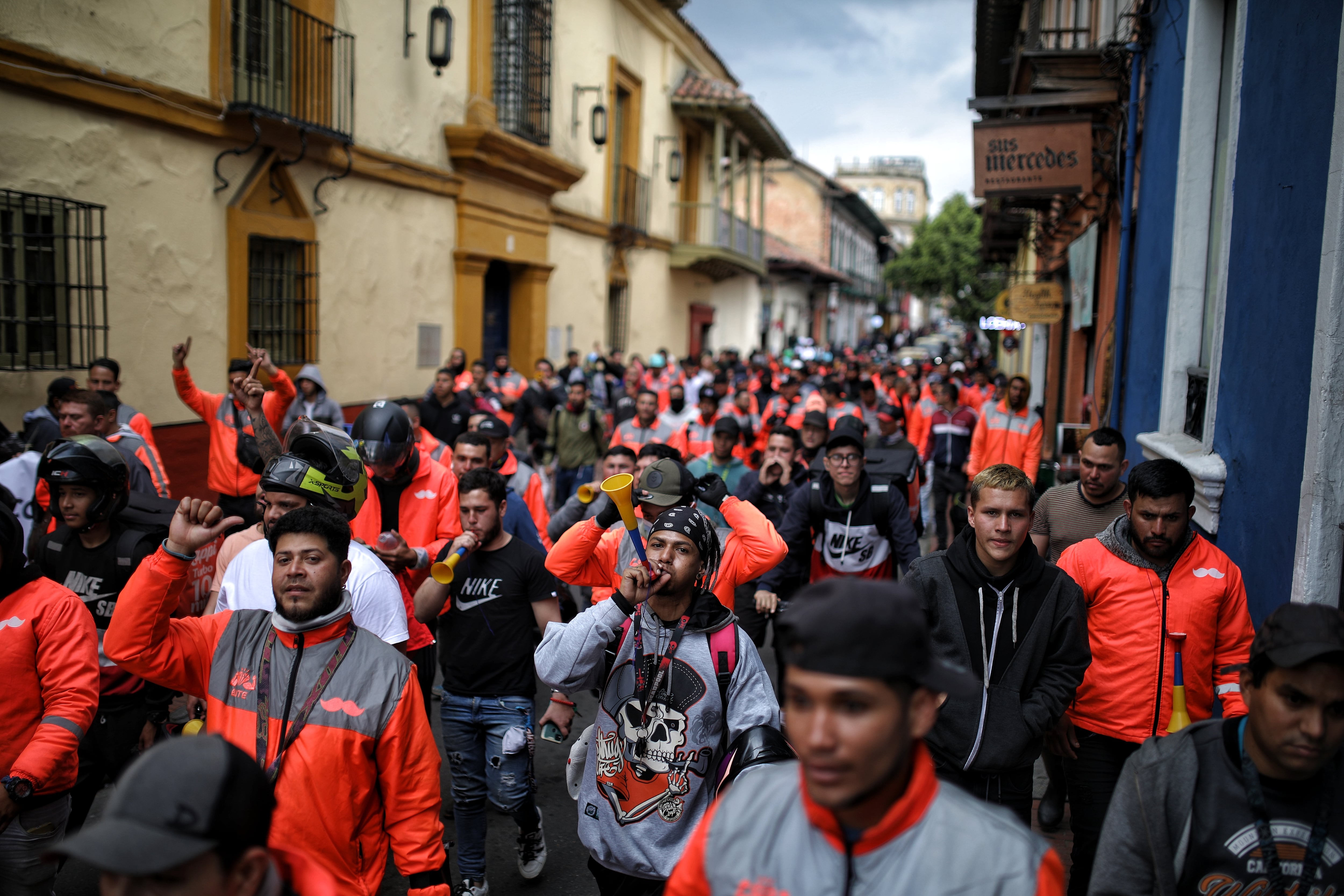 Rappi, protestas por la reforma laboral