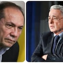 Antonio Sanguino, exministro de Trabajo, y Álvaro Uribe Vélez, expresidente de Colombia