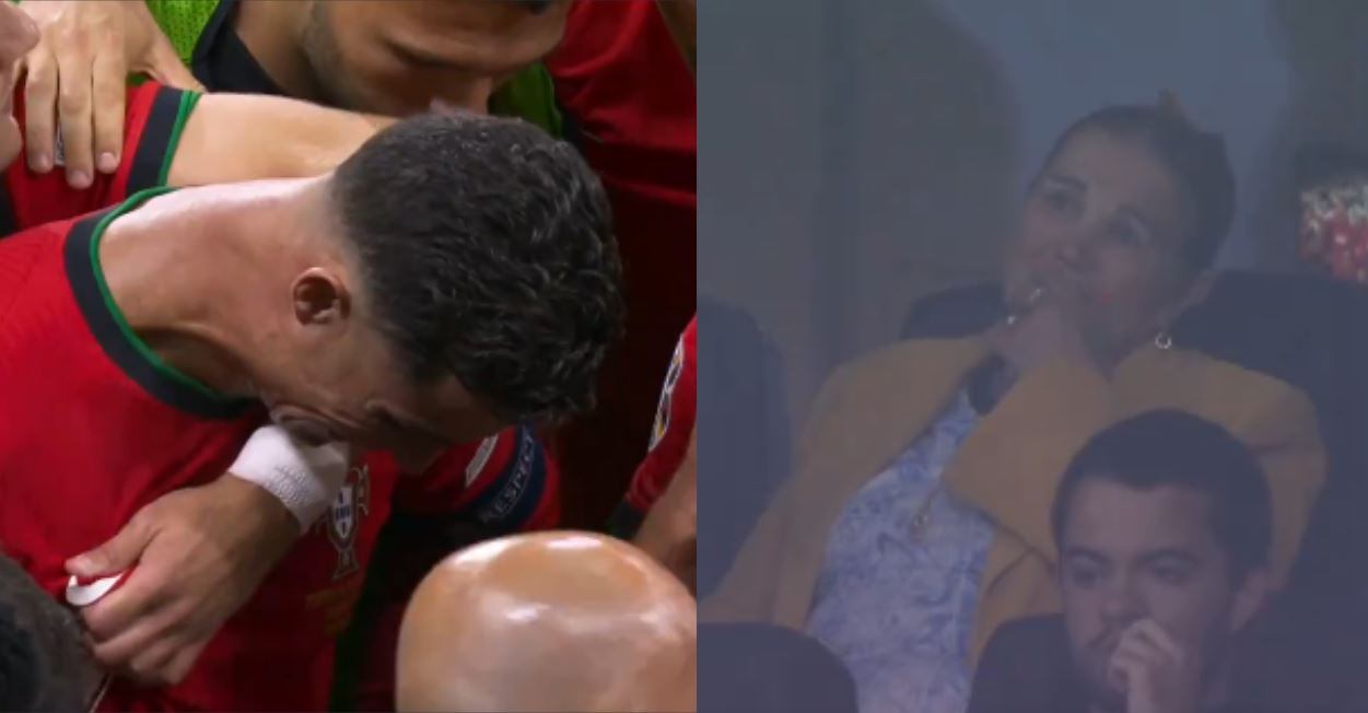 Cristiano llorando en la Eurocopa