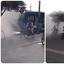 Transmilenio retira de circulación un autobús del SITP tras difundirse video de fallas mecánicas en Bogotá