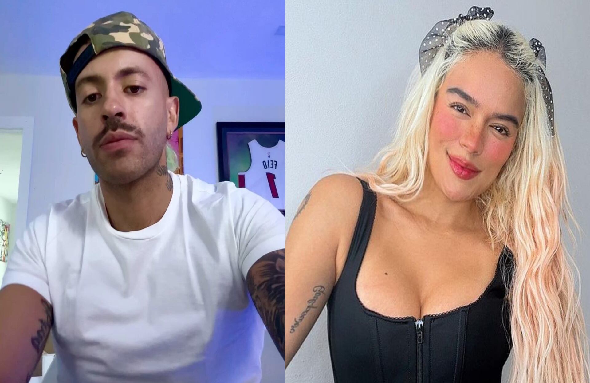 El artista celebró el Grammy de Karol G en sus redes sociales.