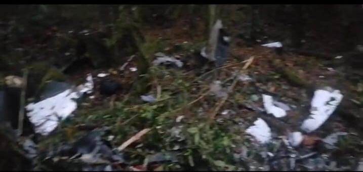 La avioneta cayó en la tarde de este miércoles 4 de octubre.