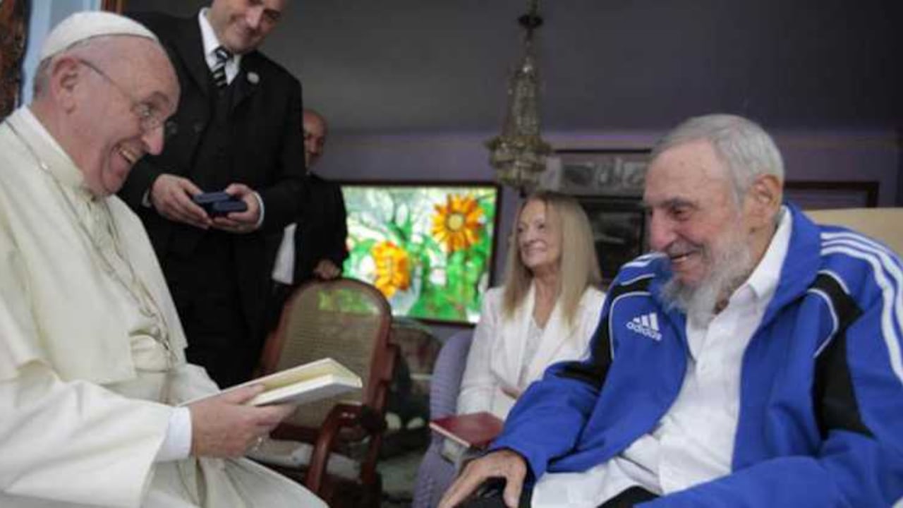 Papa Francisco y Fidel Castro