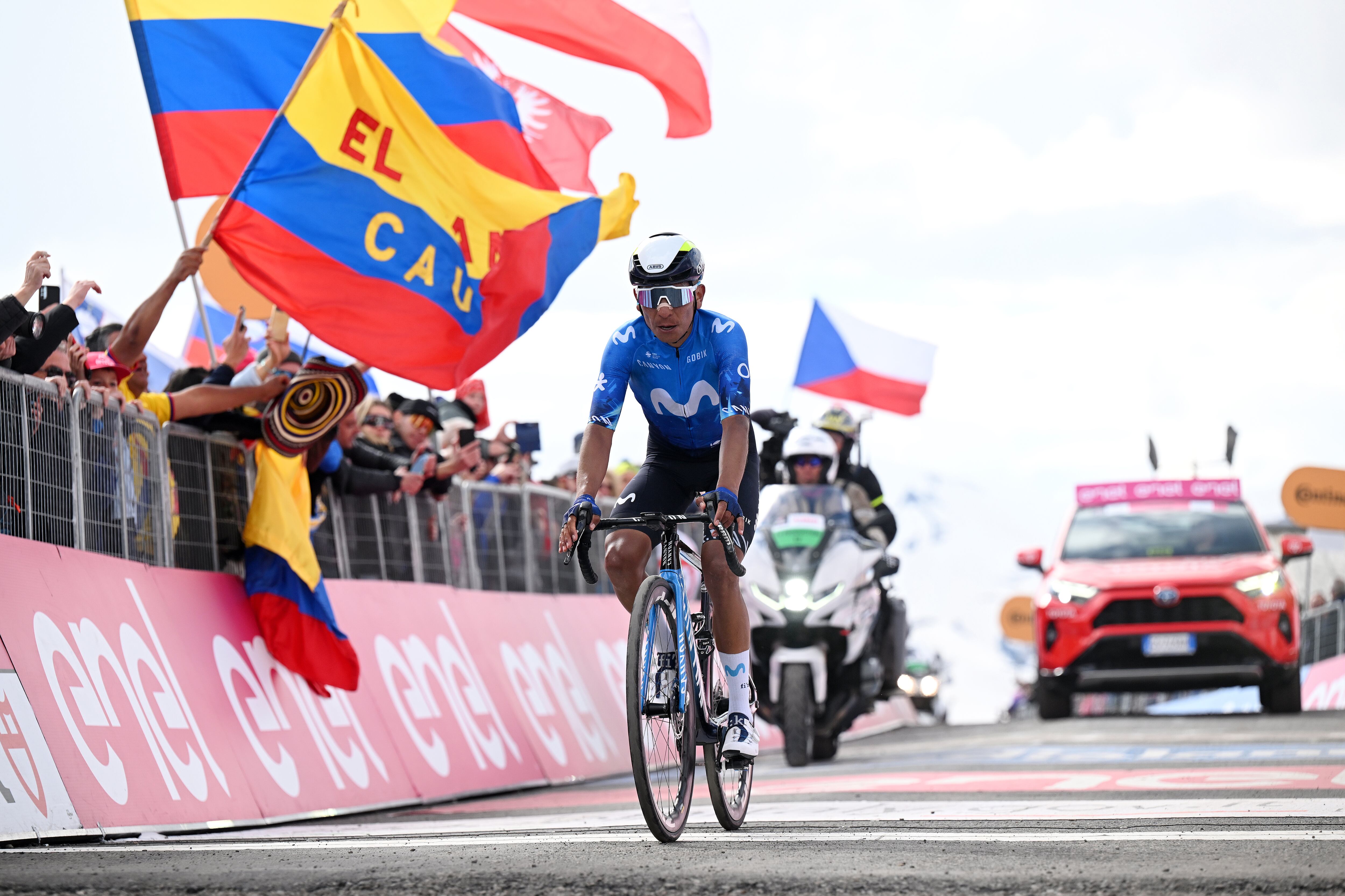 Nairo Quintana en su más reciente participación en el Giro de Italia.